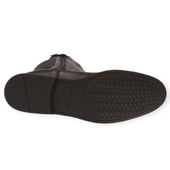 COLE HAAN Women's CAPE Stretch Mid Calf Flats Riding Boots Black Size 5.5 - Picture 7 of 8